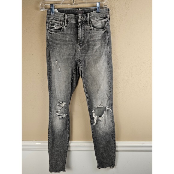 MOTHER Denim - Mother Womens Scene Of The Crime High‎ Waisted Looker Ankle Chew Jeans 25